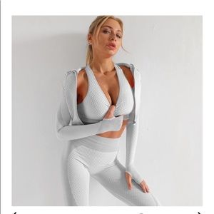 Zasuwa 3 piece yoga workout track suit